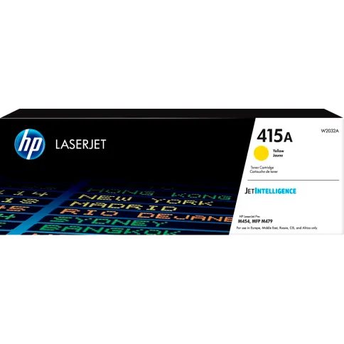 HP 415A Yellow Original LaserJet Toner Cartridge (W2032A) фото 1