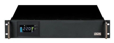 Источник бесперебойного питания Powercom King Pro RM KIN-1500AP LCD 1200Вт 1500ВА черный/ UPS Powercom King Pro RM KIN-1500AP LCD 1200W 1500Va black фото 1