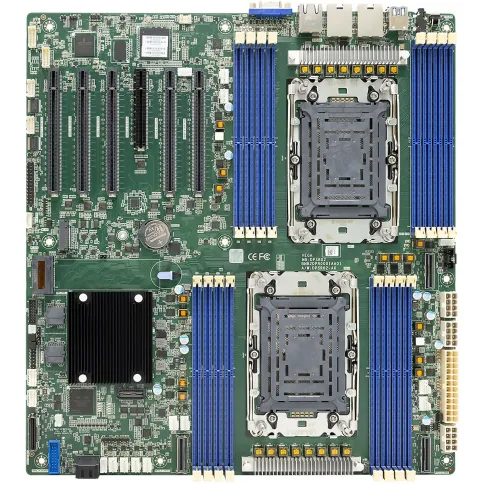 Материнская плата для сервера VEGA, EATX, Dual Intel Xeon Gen.4/Gen.5, DDR5 x16/ Mainboard (PCBA) VEGA, EATX, Dual Intel Xeon Gen.4/Gen.5, TDP 350W, DDR5 *16, CXL 1.1, PCIE5.0x16 *5, PCIE5.0x8 *1, M.2 SLOT *2, MCIOx8 *3, SLIMLINEx8 *1 фото 1