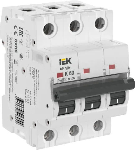 ARMAT Авт. выкл. M10N 3P K 63А IEK фото 1