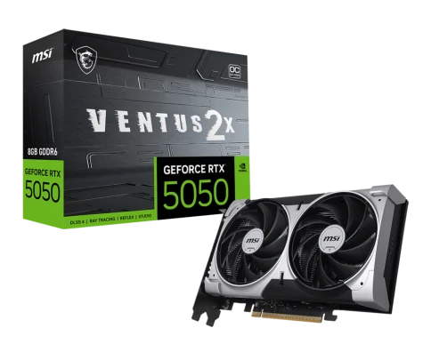 MSI GeForce RTX 5050 8G VENTUS 2X OC фото 1