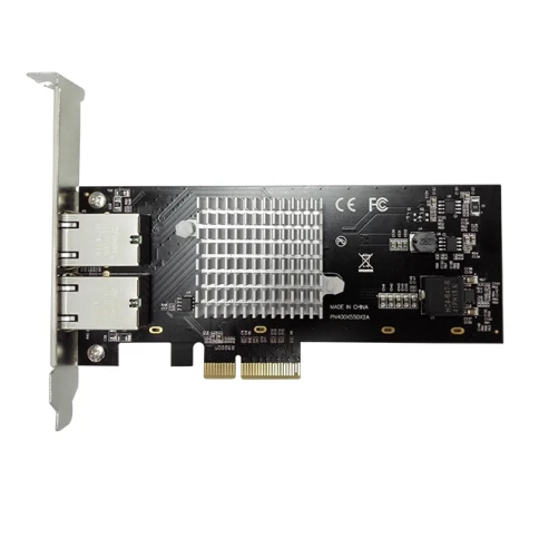 Сетевая карта/ 10G Dual Port RJ45 PCIe Ethernet Adapter with... фото 2