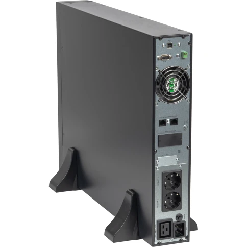 8772 ИБП SKAT-UPS 3000-RACK-ON-6X9 P3 3000ВА/3000 Вт, 2U, On-Line, синус, встр. АКБ 72В (6x9Ач), 2хSchuko+1xC19, USB, RS232, RS485, параллельный порт, слот для карт (SNMP, реле), EPO, ШхГхВ 440х605х88, масса 30.4 кг фото 5