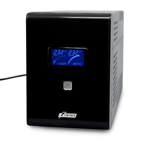 ИБП POWERMAN Smart Sine 2000, LCD, линейно-интерактивный, 2000ВА, 1400Вт,  4 евророзетки с резервным питанием, USB, батарея 12В 9Ач 2 шт., 380мм х 158мм х 198мм, 12.7 кг./ UPS POWERMAN Smart Sine 2000, LCD, line-interactive, 2000VA, 1400W, 4 eurosockets w фото 4