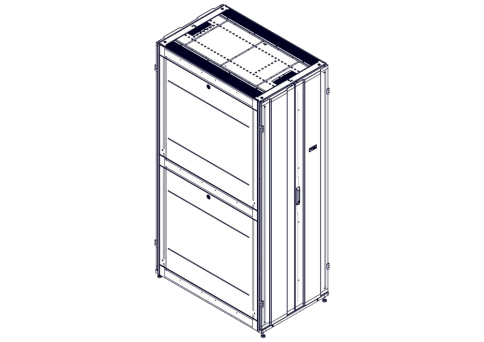 Шкаф Systeme Electric, серия Uniprom, 48U-750/1200, боковые панели 4шт фото 1
