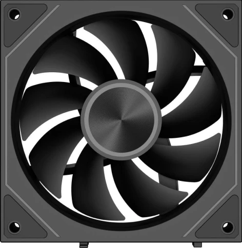 Вентилятор для корпуса PcCooler F3 X120 BK ARGB 120х120x25 черный... фото 3