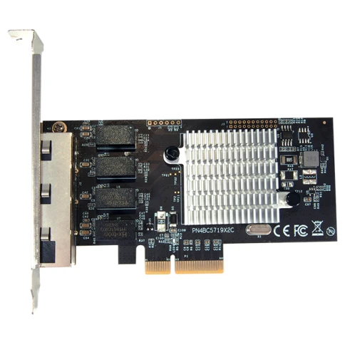 Сетевая карта/ 1G Quad Port RJ45 PCIE Ethernet Adapter with... фото 2