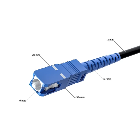 GCR PRO Патч-корд оптический 40.0m соединительный SC/UPC - SC/UPC Simp фото 3