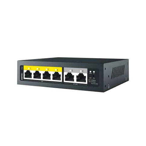Коммутатор/ Коммутатор Netis P106C (L2) 6x100Мбит/с 4PoE+ 60W неуправл фото 3