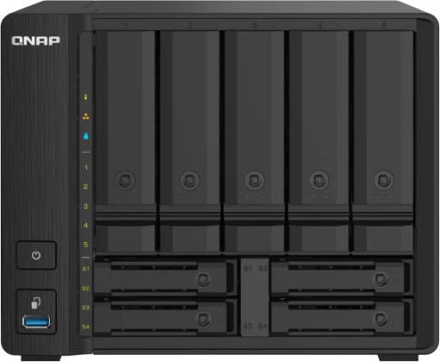 Сетевое хранилище без дисков/ SMB QNAP TS-932PX-4G 9-Bay NAS, 5 x 3.5" фото 3