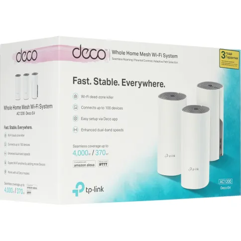 Точка доступа/ AC1200 Mesh Wi-Fi System, 210/100MbpsPorts, 2internalan фото 8