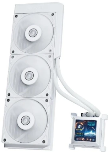 Система водяного охлаждения Lian-Li HydroShift LCD 360S Soc-AM5/AM4/1700/1851 белый 4-pin... фото 1