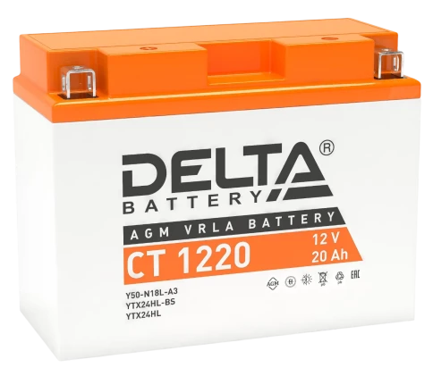Аккумуляторная батарея для мото-техники/ DELTA серия CT, CT 1220, напряжение... фото 1