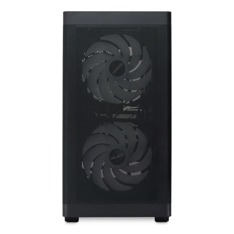 Корпус без блока питания/ Case HSPD M320, Mesh Mini-tower, Black, slid фото 4