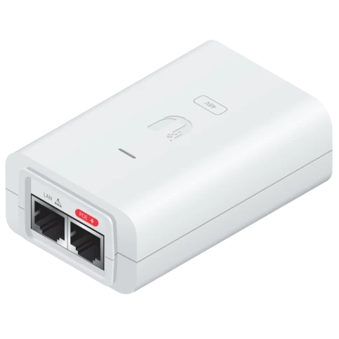 Блок питания/ Ubiquiti 24v, .5A Giga POE, white, EU фото 1