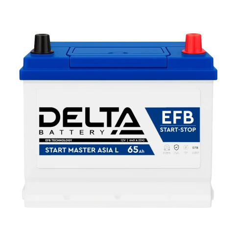 Аккумуляторная батарея для автомобилей/ DELTA серия START MASTER EFB Asia... фото 1