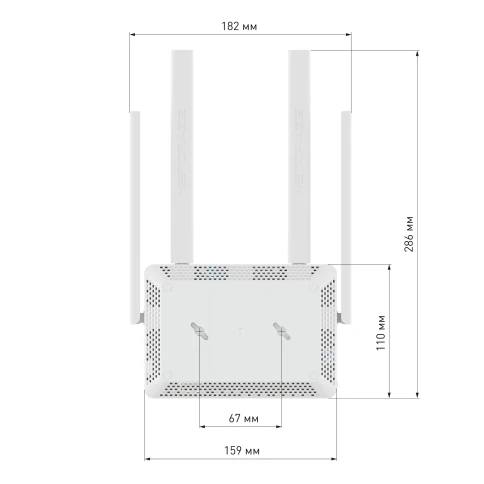 Маршрутизатор/ Netcraze Viva Гигабитный интернет-центр с Mesh Wi-Fi 5 AC1200,... фото 6
