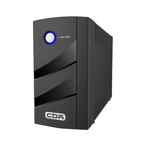 Башенный линейно-интерактивный ИБП/ ИБП CBR [ELN-875T-2F-LD] Line Interactive  875VA/480W 6Ah12V 2 x Shuko фото 1