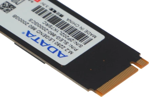 Твердотельный накопитель A-Data PCIe 4.0 x4 2TB SLEG-860-2000GCS Legend 860... фото 7