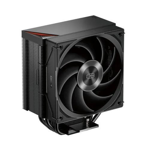 Кулер для процессора/ CPU Cooler PCCooler RZ400 V2 BK (230W, 4-pin PWM, 155mm, Al/Cu, 4x6mm, 1x120mm, 86.73CFM, 32dBA, 2200RPM, S: 1851/1700/1200/115X, AM5/AM4, black) фото 2