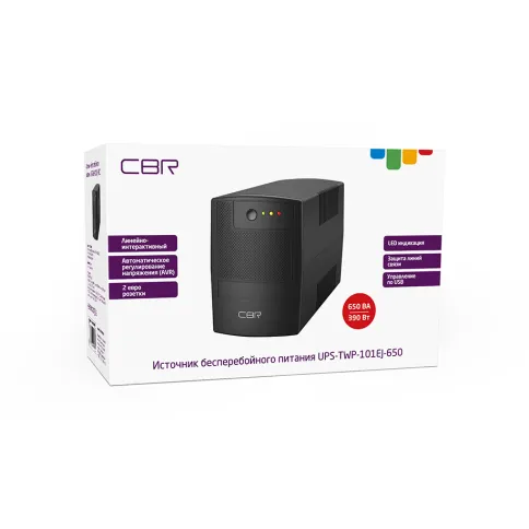 Башенный линейно-интерактивный ИБП/ ИБП CBR [UPS-TWP-101EJ-650] 650VA/ фото 7
