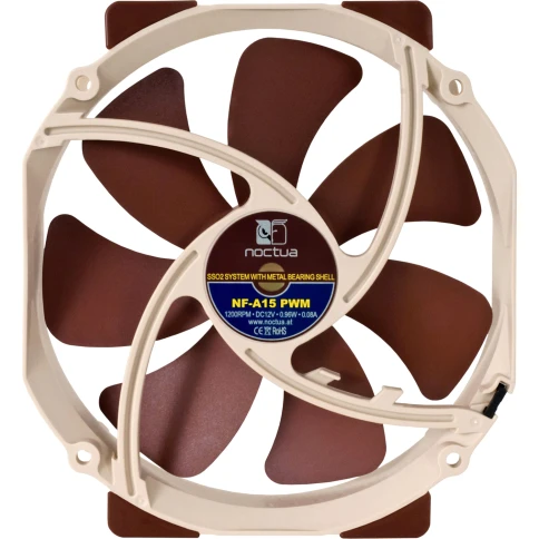Кулер для корпуса/ Case Cooler Noctua NF-A15 PWM (140x150x25mm, 4-pin... фото 4