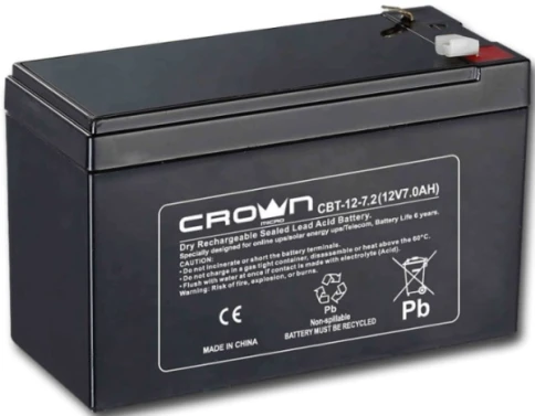 Аккумулятор Crown CBT-12-7.2 фото 1