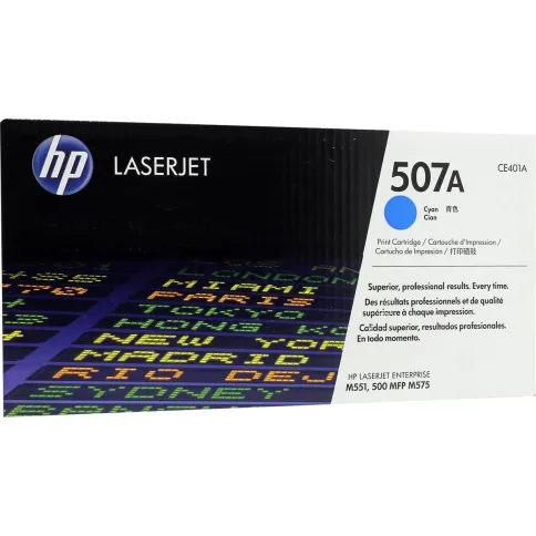 HP 507X Black Original LaserJet Toner Cartridge (CE400X) фото 1