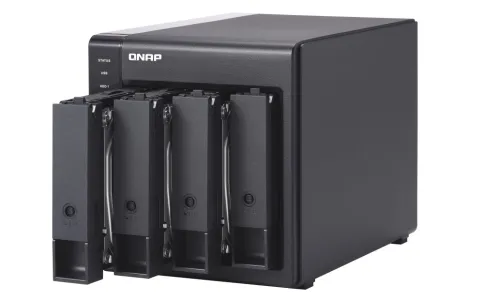 Полка расширения сетевого хранилища без дисков/ channel QNAP DAS TR-004 4 Bay 2.5/3.5 SATA  Type-C USB 3.1 Gen 1 (5 Gb/s ) Direct Attached Storage with Hardware RAID фото 3