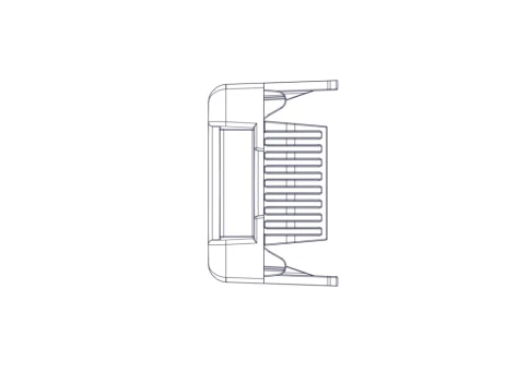 Plastic plug Systeme Electric, Excelente series, 1U , 19", tool-free i фото 10