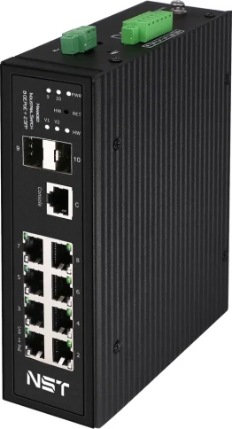 Промышленный управляемый (L2+) HiPoE коммутатор Gigabit Ethernet/ Пром фото 4