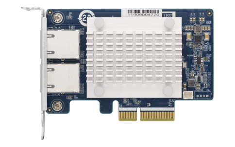 Сетевая карта/ QNAP QXG-5G2T-111C PCIe Gen3 x2, Dual-port 4-speed 5 Gb фото 4
