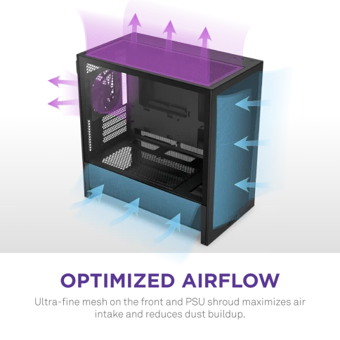 NZXT H3 Flow CC-H31FB-01 фото 6