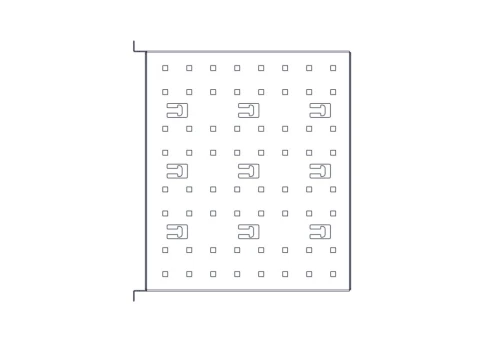 Фиксированная полка Systeme Electric, серия Uniprom, 2U, 450мм, до 15к фото 12
