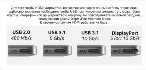 Telecom USB 3.2 Type-C (m) to VGA (f) фото 5
