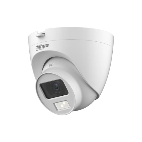 Уличная купольная HDCVI-камера Dahua DH-HAC-HDW1500CLQP-IL-A-0280B-S2, 5 Мп (двойная подсветка) фото 1