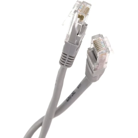 Патчкорд/ Патчкорд литой "Telecom" UTP кат.5е 3,0м серый фото 4