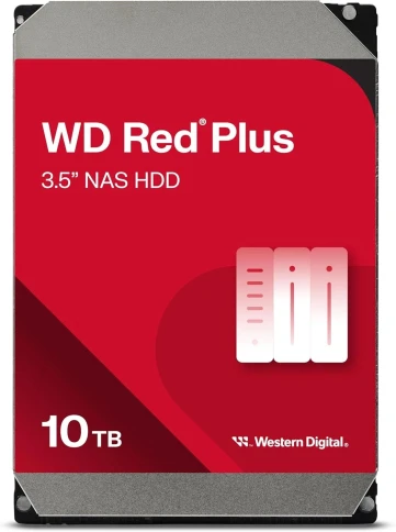 Жесткий диск Western Digital 10TB Red plus, Cache 512MB WD100EFGX фото 1