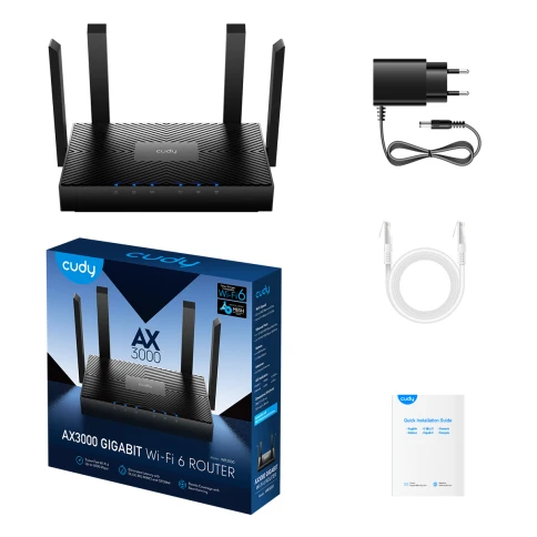 Маршрутизатор/ AX3000 Gigabit Dual Band Wi-Fi 6 Mesh Router, Chipset... фото 5
