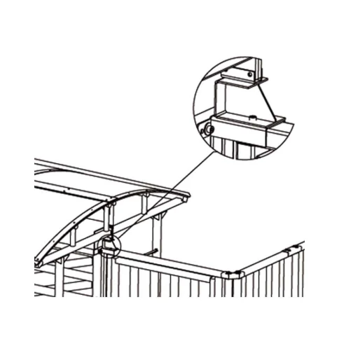 Кронштейн PERCo-RF01 0-09 фото 1