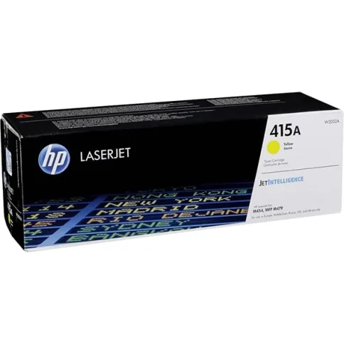HP 415A Yellow Original LaserJet Toner Cartridge (W2032A) фото 2