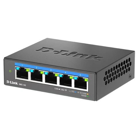 Коммутатор/ Коммутатор, 5x2.5GBase-T, корпус металл фото 2