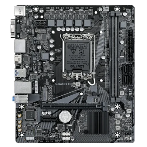 Материнская плата/ MB GIGABYTE INTEL H610 s1700, 2xDDR4(64GB), D-SUB/H фото 1