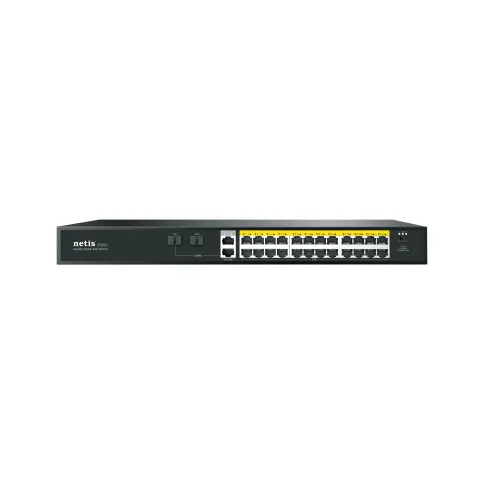 Коммутатор/ Коммутатор Netis P124GH (L2) 24x100Мбит/с 2x1Гбит/с 1xКомб фото 1