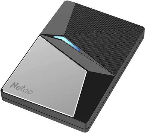 Накопитель SSD Netac USB-C 480Gb NT01Z7S-480G-32BK Z7S 2.5" черный фото 2