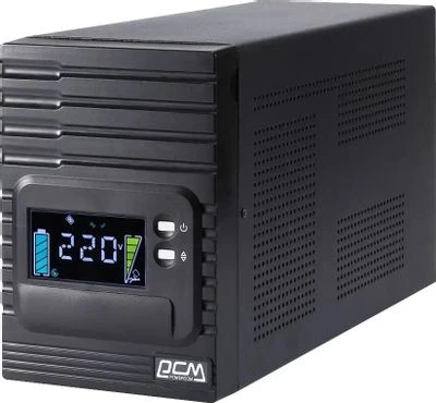 Источник бесперебойного питания Powercom Smart King Pro+ SPT-2000-II LCD 1600Вт 2000ВА черный фото 1