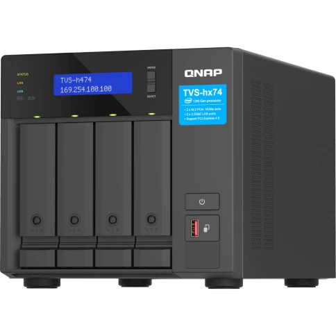 Сетевое хранилище без дисков/ ENTERPRISE QNAP TVS-h474-PT-8G QTS hero фото 5
