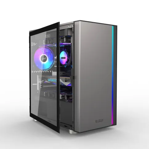 Корпус без блока питания/ Case PCCooler LM300 ARGB BK, Mini-Tower, TG, 1x120mm ARGB, 1xUSB-A 3.0 + 2xUSB-A 2.0, mATX, mITX Black фото 3