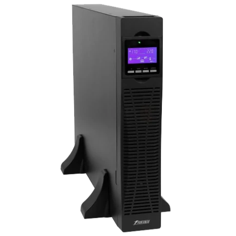 ИБП POWERMAN Online 2000 RT, LCD, двойного преобразования, 2000ВА, 1800Вт, 8 розеток IEC 60320 C13, защита от КЗ, импульсных всплесков сети, перегрузки, разряда и перезаряда батареи. RJ11 / RJ45, USB, RS232, SNMP, EPO. Сертификаты: ISO 9001, ЕАС. Габариты фото 1