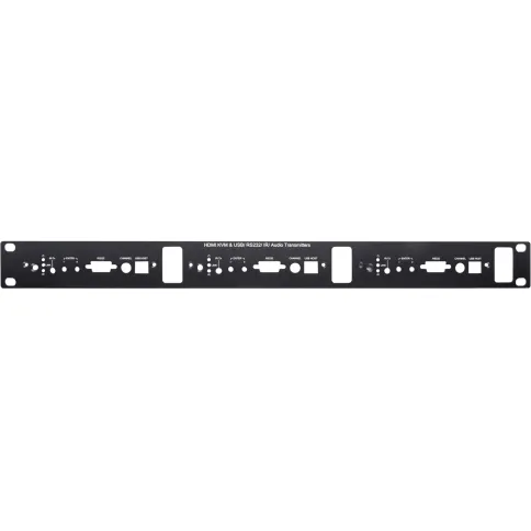 Панель/ SC&T TPN003BT Монтажная панель 19"(1U), для установки трех пер фото 1